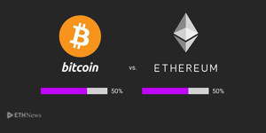 Ảnh của So sánh giữa giá trị của Ether với Bitcoin