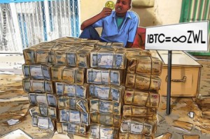 Ảnh của Giá Bitcoin tăng gấp đôi ở Zimbabwe đạt mức 13.000 USD do khủng hoảng
