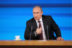 Ảnh của Nhà phát minh Ethereum Vitalik Buterin hội kiến với Tổng thống Nga Vladimir Putin