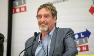 Ảnh của John McAfee cho biết Bitcoin sẽ vượt qua mức 15.000 USD trong tháng 6.