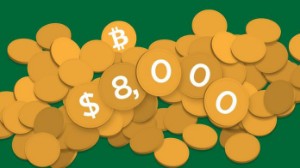 Ảnh của Giá Bitcoin tăng vọt lên 8,000 USD, chạm đỉnh của 2 tháng gần nhất