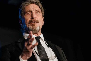 Ảnh của Thánh phán John McAfee phát hành đồng coin riêng chỉ để cho vui?