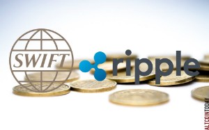 Ảnh của Ripple với mục tiêu trở thành đối thủ trực tiếp của SWIFT trong lĩnh vực thanh toán toàn cầu.