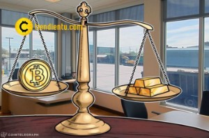 Ảnh của Google thông báo lượng tìm kiếm từ khóa mua Bitcoin đã vượt gấp nhiều lần lượng tìm kiếm từ khóa mua vàng