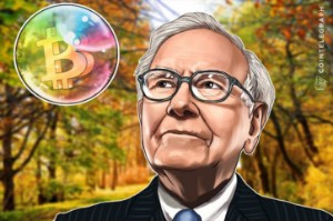Ảnh của Cảnh báo của Warren Buffett về bitcoin: “Có lẽ chúng ta đang ở gần đỉnh của bong bóng”