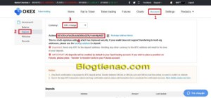 Ảnh của Hướng dẫn Nạp/Rút và mua bán Altcoin bằng Bitcoin (BTC) trên sàn giao dịch OKEx