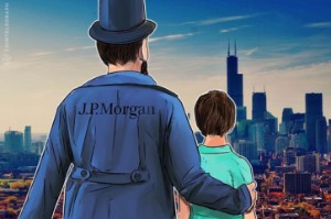 Ảnh của J.P.Morgan khẳng định tiền điện tử sẽ không thể đột nhiên biến mất