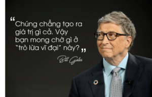 Ảnh của Bill Gates tuyên bố: “Bitcoins và ICOs là những thứ điên khùng và đầu cơ!”