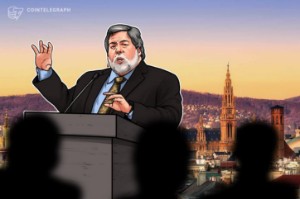Ảnh của Người đồng sáng lập Apple là ông Steve Wozniak cho biết công nghệ Blockchain sẽ là cuộc cách mạng công nghệ trong tương lai