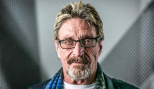 Ảnh của John McAfee sẽ chạy đua cho chức tổng thống Mỹ?