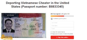 Ảnh của “Shark” Tâm đã mua nhà ở San Jose và sống tại Atlanta – Change.org gửi kiến nghị yêu cầu Mỹ trục xuất về Việt Nam