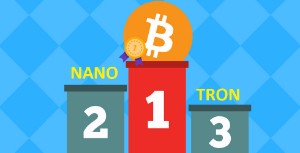 Ảnh của Nano và Tron cạnh tranh với Bitcoin trong lĩnh vực thanh toán