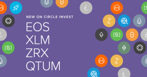 Ảnh của Ứng dụng giao dịch tiền điện tử Circle niêm yết EOS, Stellar, 0x và Qtum