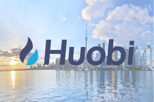 Ảnh của Huobi nói về các stablecoin ở New York.