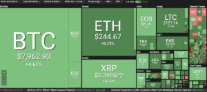 Ảnh của Bitcoin vọt lên 8.100 USD rồi bất ngờ ‘đổ đèo’