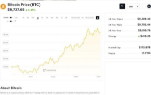 Ảnh của Giá Bitcoin lập đỉnh mới trong năm nay
