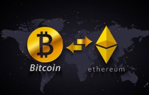 Ảnh của Bitcoin và Ether: Song song, nhưng ngược chiều