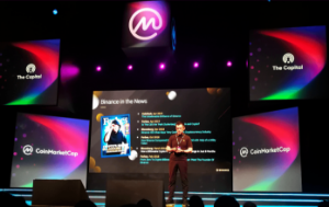 Ảnh của CEO Binance tại sự kiện The Capital: “Bước đi mới của CoinMarketCap sẽ giúp thị trường minh bạch hơn”