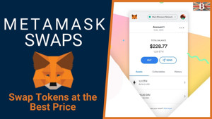 Ảnh của MetaMask Swaps cho phép hoán đổi token trong ví điện thoại thông minh