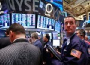 Picture of U.S. stocks lower at close of trade; Dow Jones Industrial Average down 0.27%