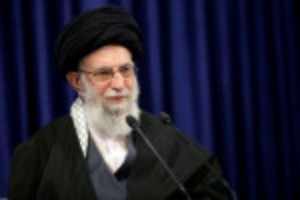 Picture of Iran's Khamenei says water crisis protesters cannot be blamed