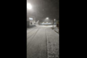 Picture of Seeing snow for the first time at 62: Brazilians revel in icy snap