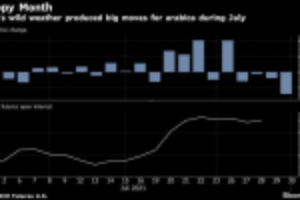 Picture of Coffee Tumbles Most in 10 Months as Brazil Frost Concerns Ease