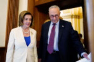 Picture of Schumer, Pelosi announce tentative revenue deal for Biden's social agenda