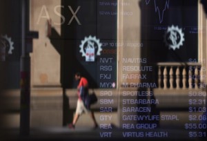 Picture of Australia stocks lower at close of trade; S&P/ASX 200 down 2.49%