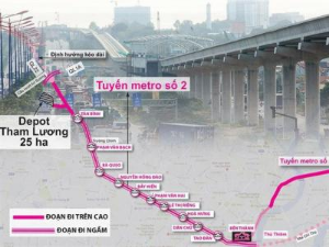 Ảnh của Giải phóng mặt bằng đạt gần 100%, tuyến metro số 2 vẫn phải lùi đích tới 2030