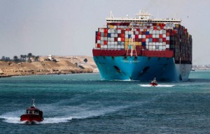 Picture of Suez Canal sees record monthly revenue in April on higher traffic