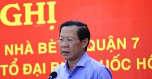 Ảnh của Chủ tịch TPHCM nói về vụ đấu giá đất Thủ Thiêm, nâng huyện lên quận, thành phố