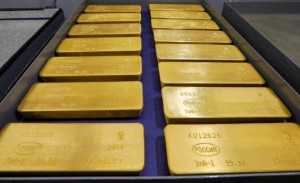 Ảnh của Vàng tăng giá lên gần mức cao nhất 2 tuần khi đồng Đô la ổn định
