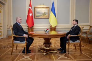 Picture of Erdogan tells Zelenskiy he values project to create sea route for agriculture exports