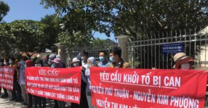 Ảnh của Khách hàng mua dự án Hưng Thịnh Cát Tường tiếp tục căng băng rôn cầu cứu