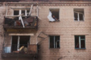 Picture of Shelling near Ukraine nuclear plant fuels disaster fears; Russia pounds Donbas