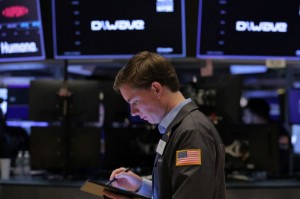 Picture of Wall Street in the red as Fed worries persist