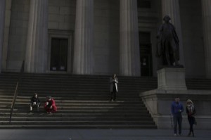Picture of U.S. stocks lower at close of trade; Dow Jones Industrial Average down 0.55%