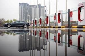 Picture of Tesla triples deliveries of China-made cars after upgrade in Shanghai plant