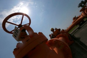 Picture of U.S. Coast Guard probes natgas pipeline explosion at Lake Lery, Louisiana