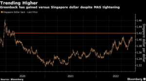 Picture of Singapore Dollar May Become Rare Global Winner as MAS Tightens