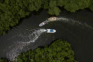 Picture of Hurricane Fiona swamps Puerto Rico, knocking out power to island