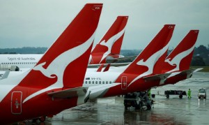 Picture of Australia's Qantas forecasts return to first-half profit as conditions improve