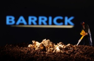 Picture of Barrick's quarterly gold output falls sequentially