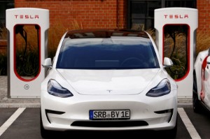 Picture of Tesla tops battery-electric vehicle registrations in Germany, beating Volkswagen