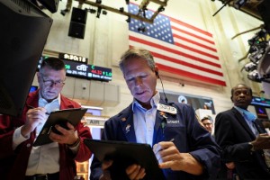Picture of Wall St climbs as Goldman winds up big bank earnings on upbeat note
