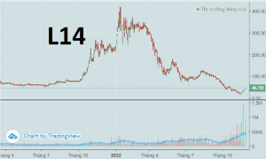 Ảnh của Cổ phiếu L14 tăng 156% sau 10 phiên trần, trở thành mã tăng mạnh nhất TTCK