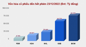 Ảnh của Cổ phiếu KDH có thể rời rổ VN30 trong nửa đầu năm 2023, mã PDR có thể bị loại trong nửa cuối năm