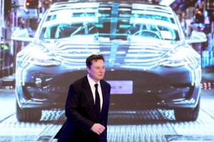 Picture of Musk tells Tesla workers not to be 'bothered by stock market craziness'