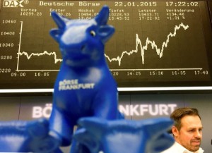 Picture of European stocks higher; German inflation data offers hope